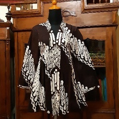 BLUS WANITA BATIK LENGAN PANJANG
