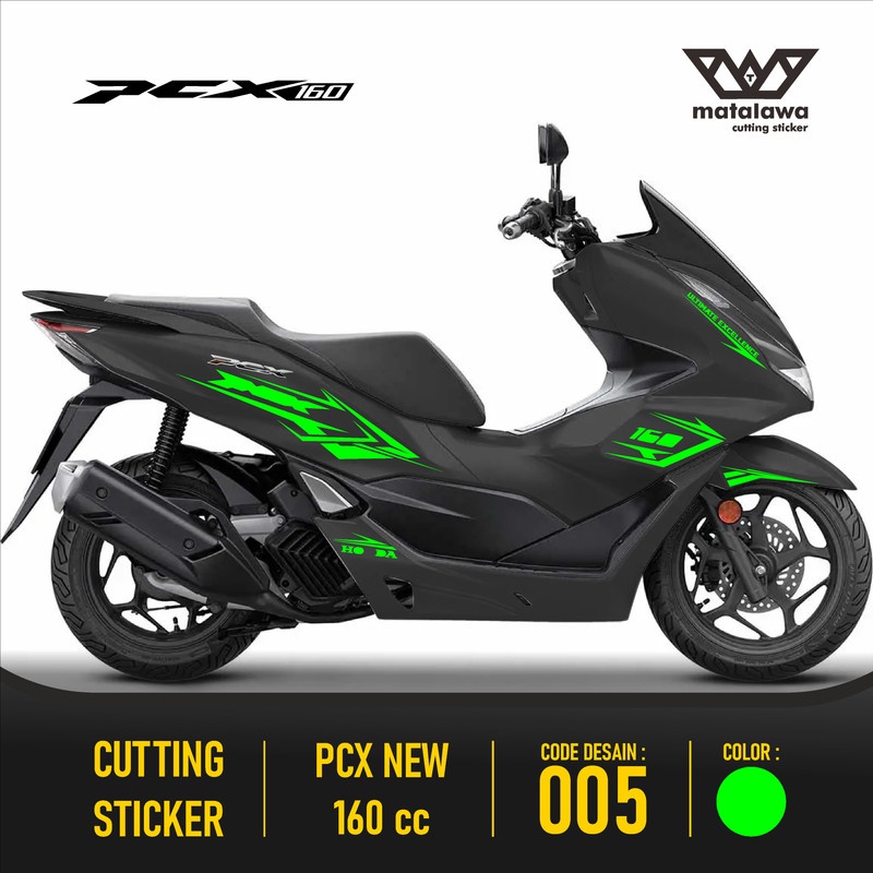 Cutting Sticker PCX 160 - Aksesoris Motor Stiker Striping Honda PCX 160 cc Skotlet Sticker Lis Varia