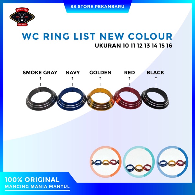 88storejakarta Wc Ring List2 Silver New Colour