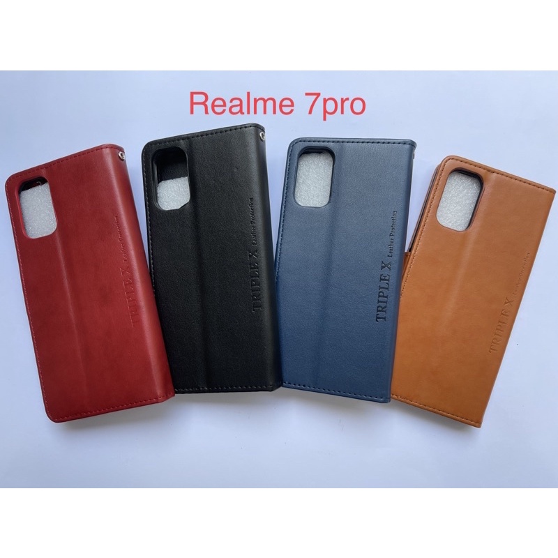 Leather Wallet Flip New Realme 7Pro