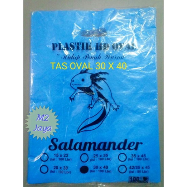 

TAS PLASTIK / HD OVAL POLOS 30 x 40 ISI 100PCS