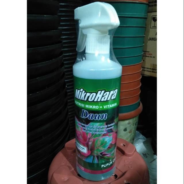 MIKROHARA DAUN 500 Ml Pupuk Daun Cair/Pupuk Tanaman/Pupuk Tanaman Hias/Pupuk Cair Tanaman