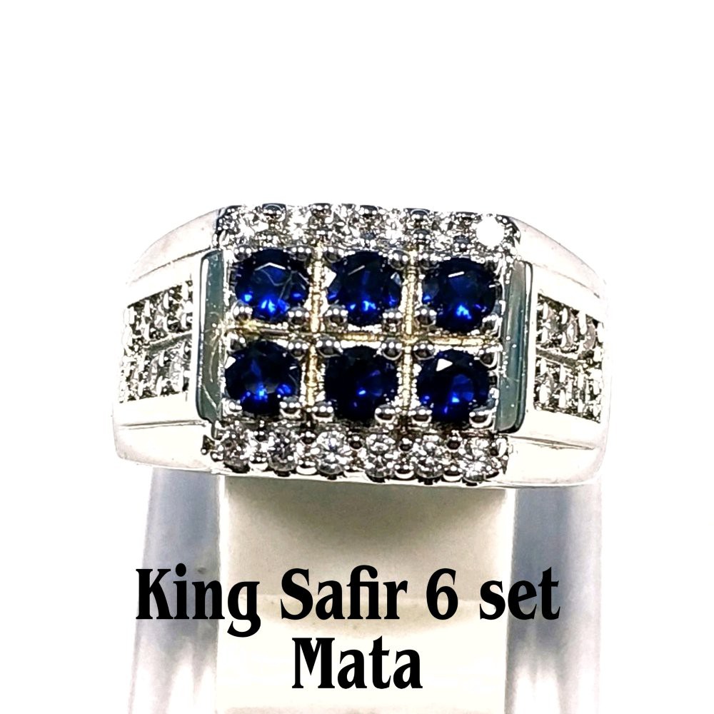 CINCIN PERMATA KING SAFIR 6 SET MATA LIMITED EDITION