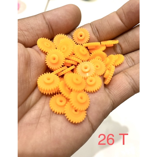 Gear Tamiya 26T isi 10 Gear Langsung Gir Tamiya Gear Dinamo Gir 26 T