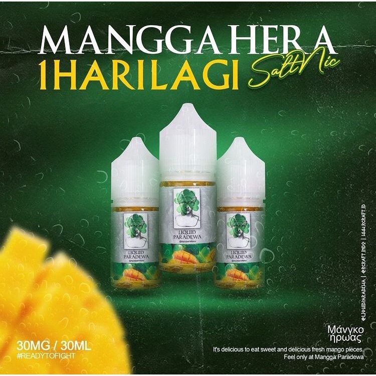 Paradewa Mangga Hera Salt Nic 30ML by Rcraft Berpita Cukai