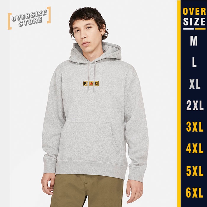 Hoodie Air Jordan Jaket Nike Oversize M L XL XXL XXXL XXXXL XXXXXL Grey Hitam