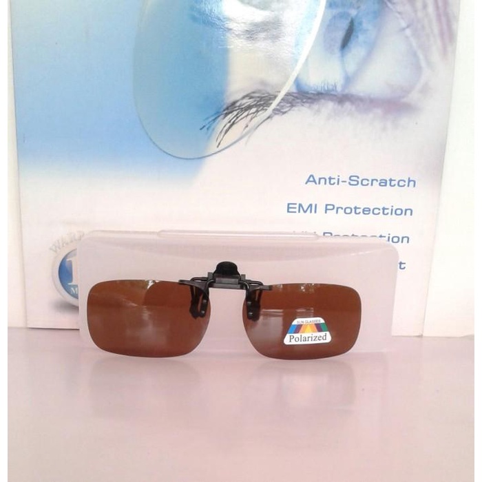KACAMATA CLIP ON BL-BR/POLARIZED/CLIP ON JEPIT