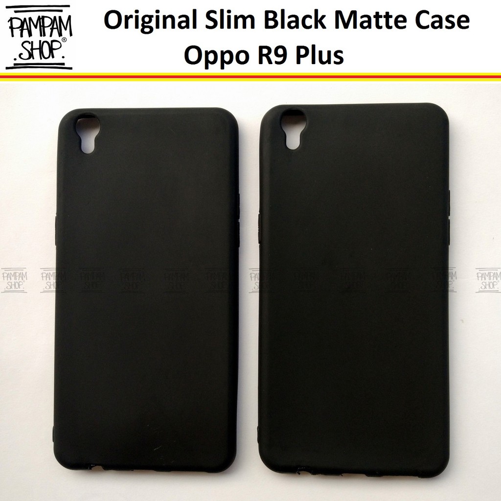 Soft Case Slim Black Matte Oppo R9 Plus Ultrathin Ultra Thin Warna Hitam Casing Blackmatte Softcase