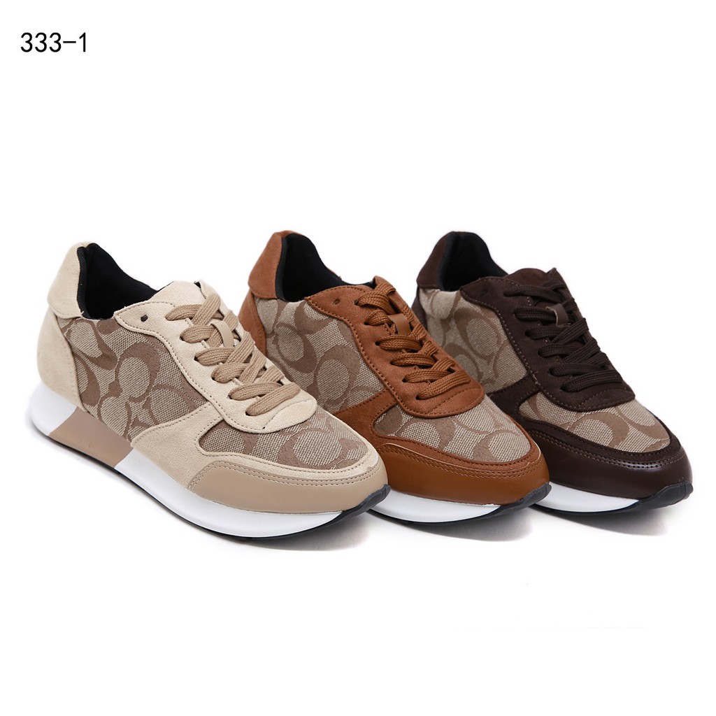 SEPATU WANITA-SEPATU IMPORT- Coach Agatha Sneaker #333-1