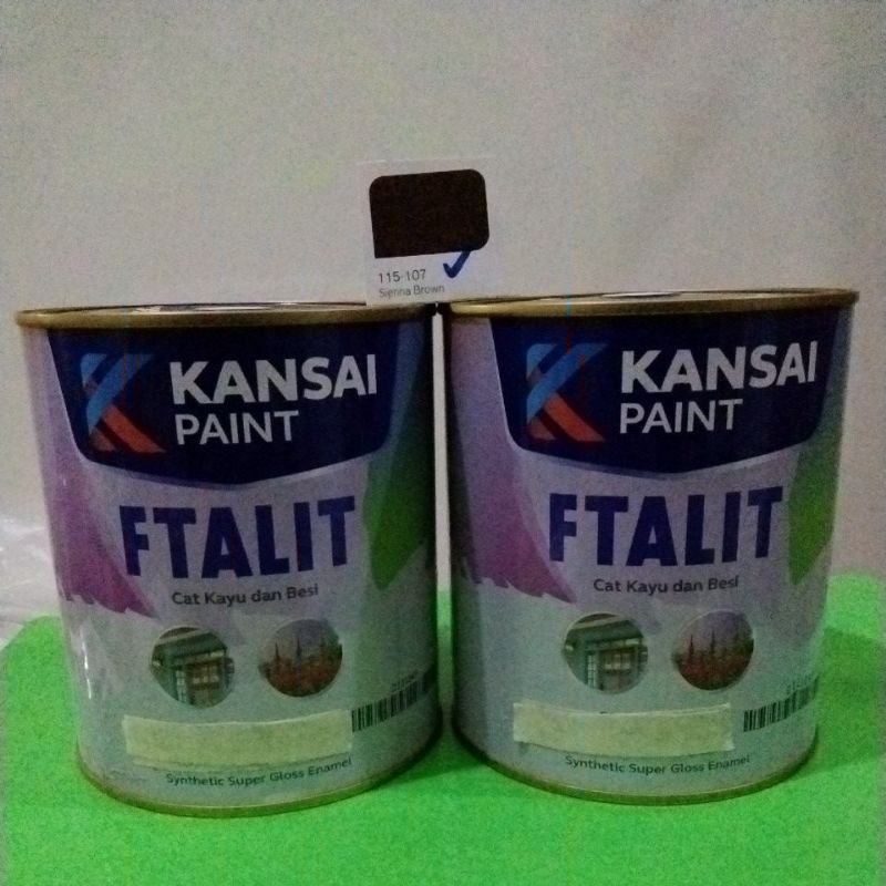 Ftalit 107 Sienna Brown / Cat Kayu & Besi 1Ltr