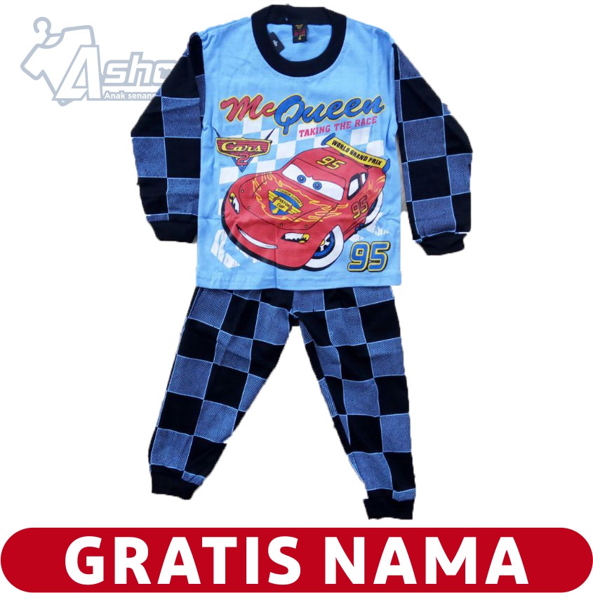 Baju Anak Cars Mc Queen