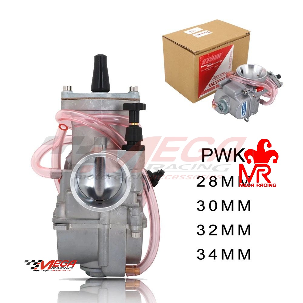 Karbu - Karburator KEIHIN X SUDCO PWK 24 26 28 30 32 34 Kota UMA CPO Carburetor JAPAN, UNIVERSAL, MOTOR, MATIC / BEBEK MEGA PRO, JUPITER Z, RX KING, NINJA SATRIA FU, BEAT, MIO, FINO, VARIO SCOOPY CBR15R TIGERPWK30 PWK28 PWK32 PWK24 PWK26 PE PE24 PE26 PE28