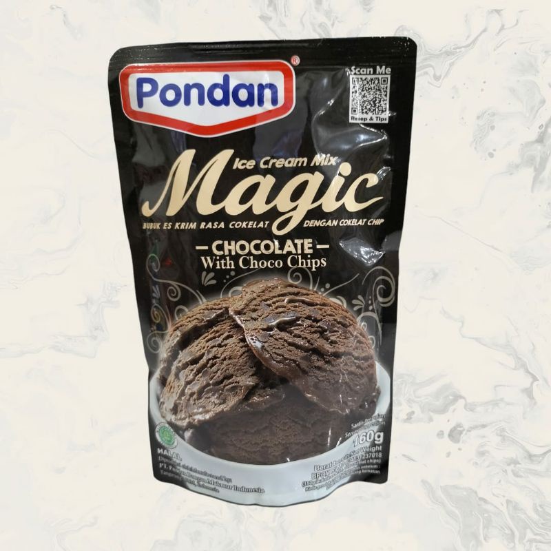 

Pondan Magic Ice Cream 160gr coklat