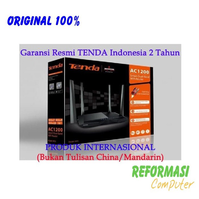 Spesial Tenda AC6 - Router WiFi Dual-band Canggih AC1200 terbaik