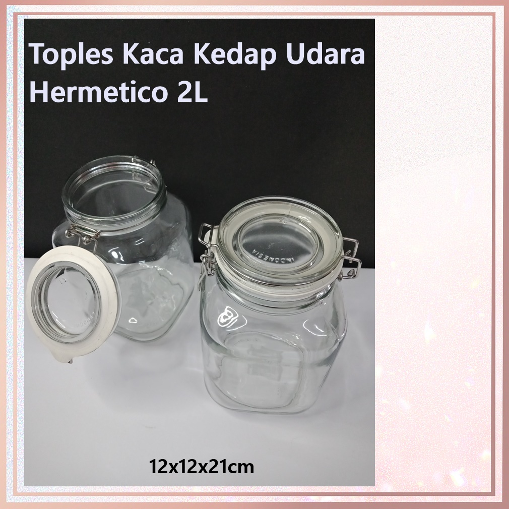 Toples Kedap Udara Hermetico Kedaung 2L