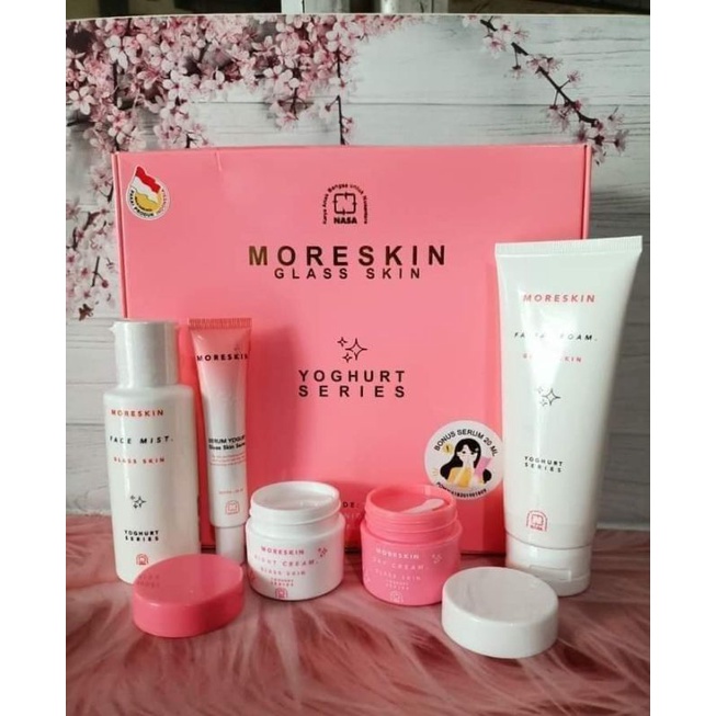 Moreskin Glaskin Paket NASA kemasan baru bonus serum