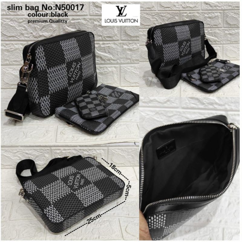 Tas Selempang LV Damier Bag In Bag Premium Quality