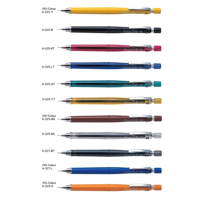 

Eklusif Pensil Mekanik Pilot H-323/ H-325/ H-327/ H-329 Terlaris