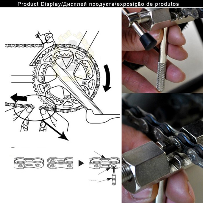 TaffSPORT Alat Pemotong Rantai Sepeda Chain Breaker