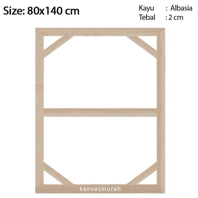 

Spanram 80x140 cm Span Ram Kayu Frame 140x80 cm