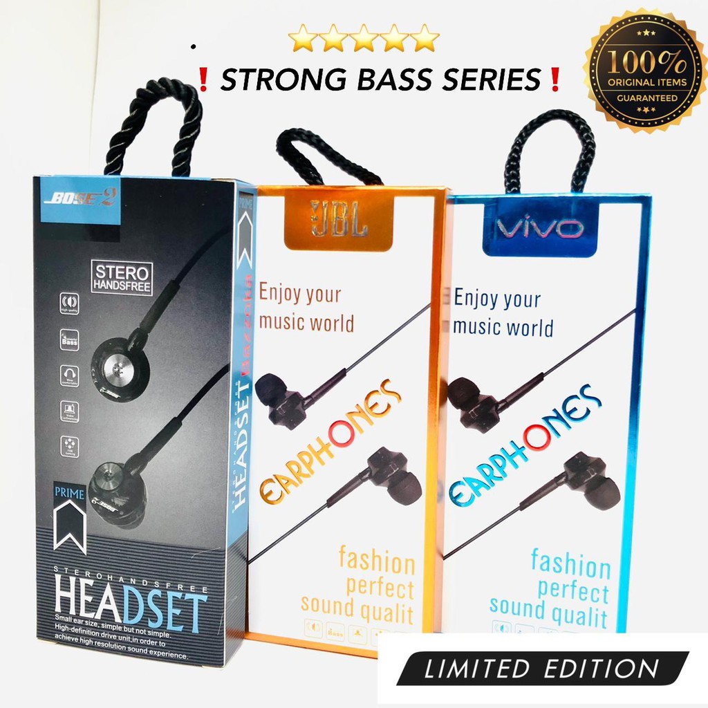 HEADSET EARPHONE STRONG BASS XIAOMI MH133 ORI