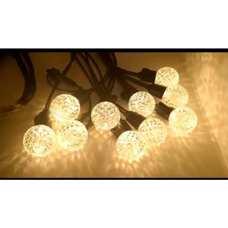 Lampu Natal Led Set Remote 10 Lampu 10 Meter