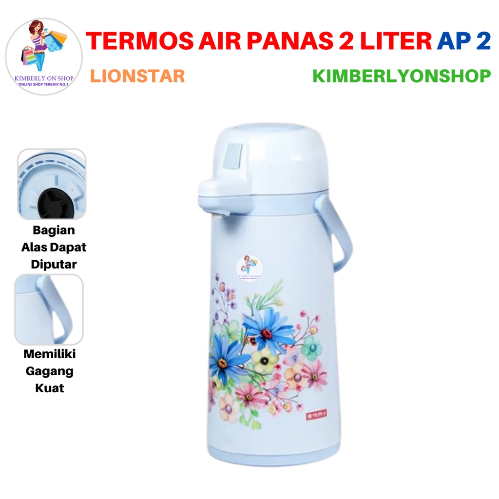 Termos air panas Pompa Air Pot 2 Liter AP 2 Lion Star