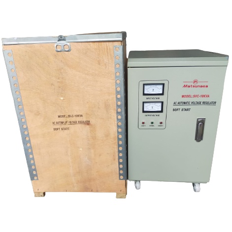 Matsunaga Stavol Stabilizer 10000 Watt 10KVA Penstabil Arus Listrik free paking kayu aman