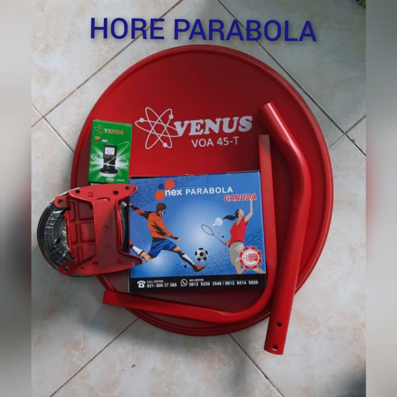 PARABOLA MINI VENUS 45CM SET GARUDA G2