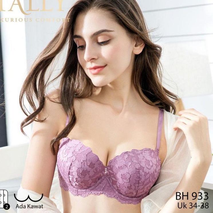 Terbaik Tally 933 Bra BH Berkawat Push Up Busa Sedang Cup B kecil