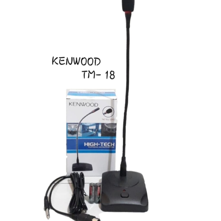 Mic Microphone Meja Podium Kenwood K-30 Suara Mantap