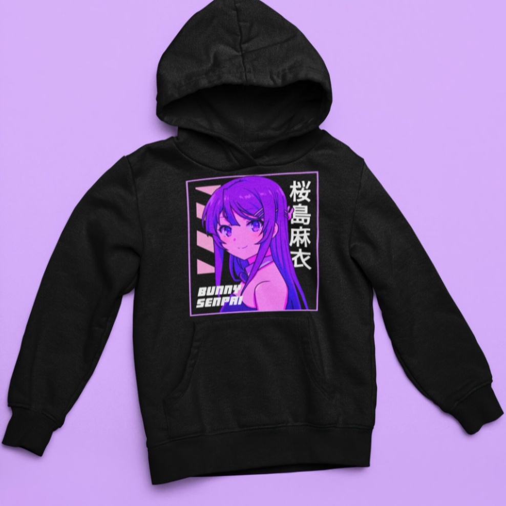 Hoodie Sakurajima Mai Bunny Senpai Seishun Buta Yarou Unisex