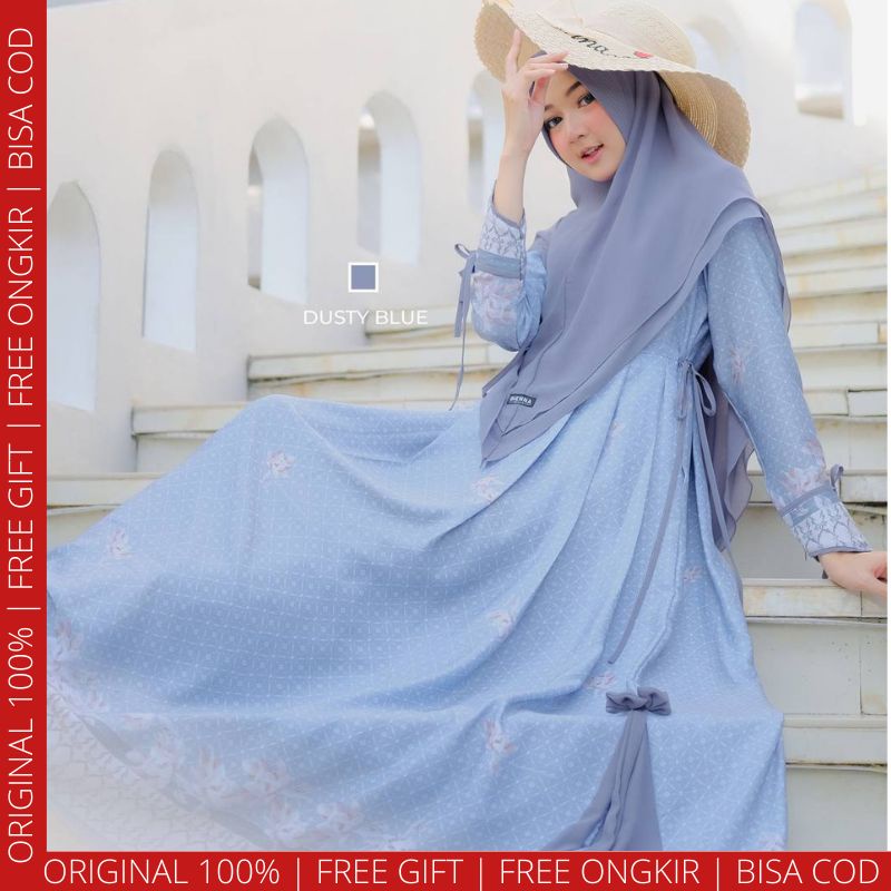 (HANYA DRESS) SORAYA LUXURY DRESS PRINTING MEWAH BY DIENNA GAMIS