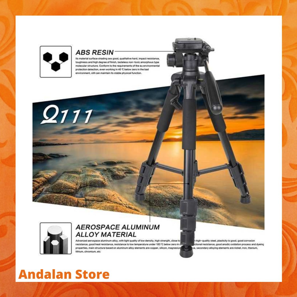 Zomei Professional DSLR Tripod & Pan Head - Q111