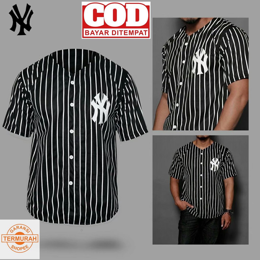 cod baju baseball Jersey baseball Pria Wanita termurah kualitas premium real pic terbaru