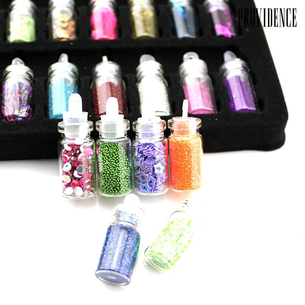 Providence Glitter 3D Nail Art Sequins Beads Rivet Studs Decorations DIY Manicure Tools