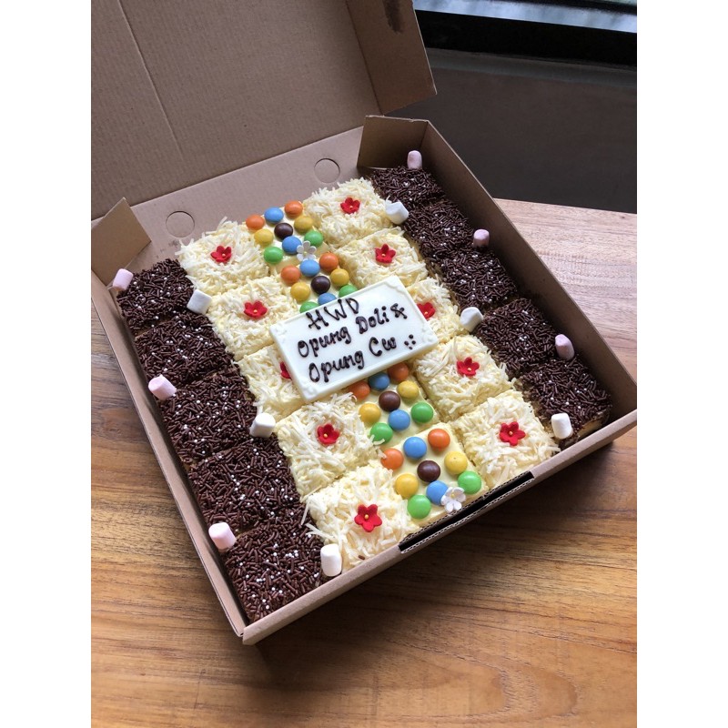 Jual Jadul Spongecake Colorful / Cake Jadul / Bolu Jadul / Cake Potong Indonesia