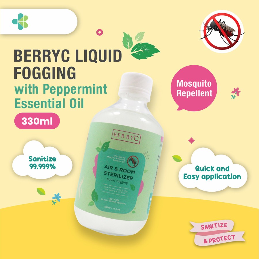 Berry C Cairan Fogging Mosquito Repellent 330 ml - BerryC 330 ml anti nyamuk