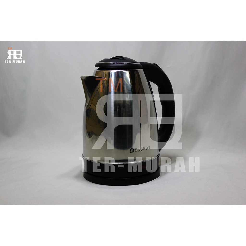 TEKO LISTRIK SUBRON TERMOS STAINLESS UKURAN- --2 LITER