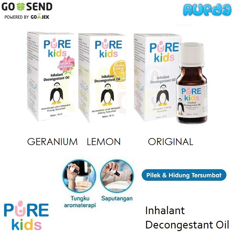 PureKids Inhalant Decongestant Oil Pure Kids Aromaterapi untuk Anak Pilek