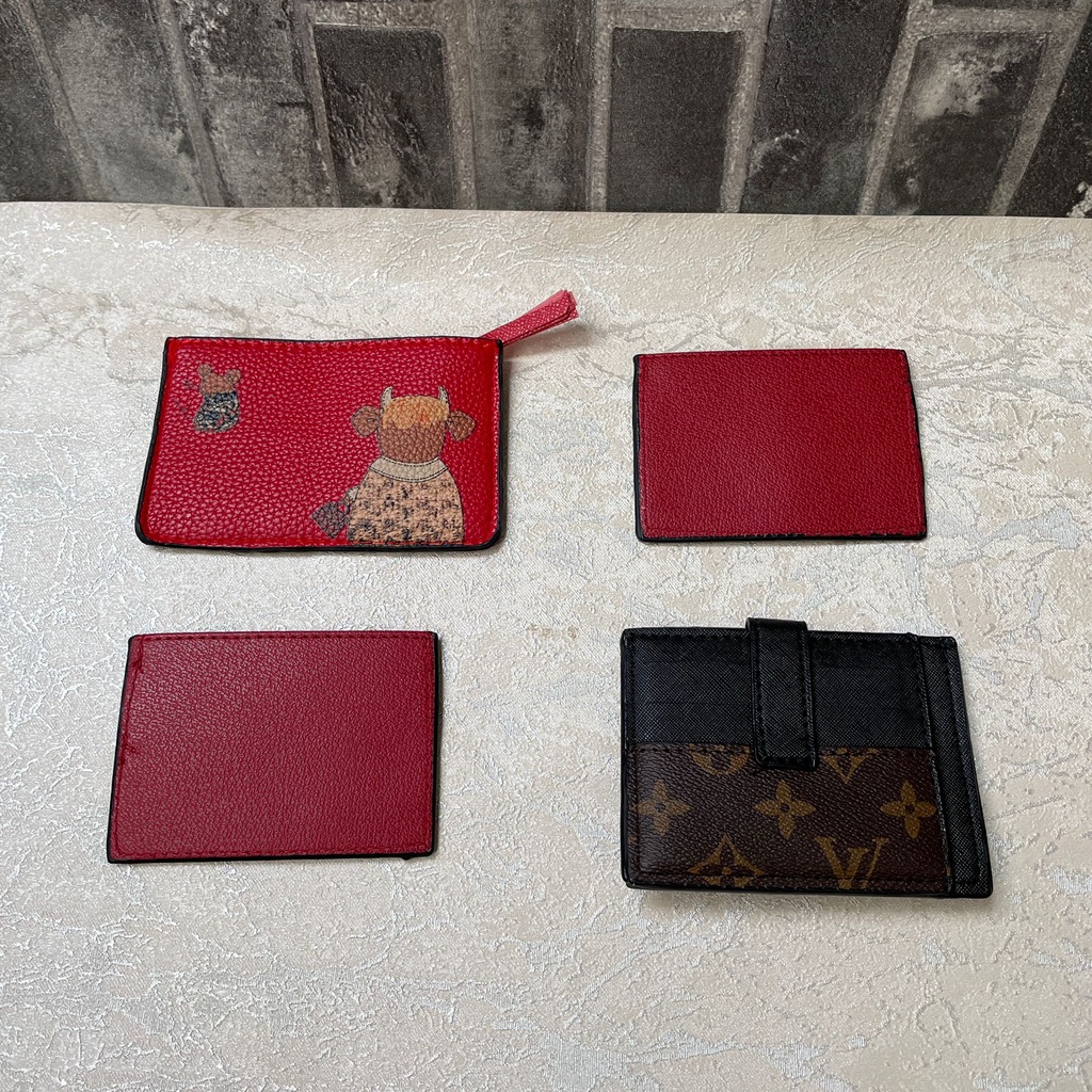 Card Holder Leather BRANDED Tory Burch / Dompet Kartu Kulit Dompet Wanita Kulit