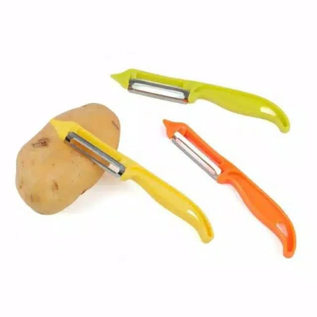 PARUTAN MINI MULTIFUNGSI UNTUK BUAH SAYURAN PISAU SHARP PEELER PARER ALAT DAPUR PENGUPAS