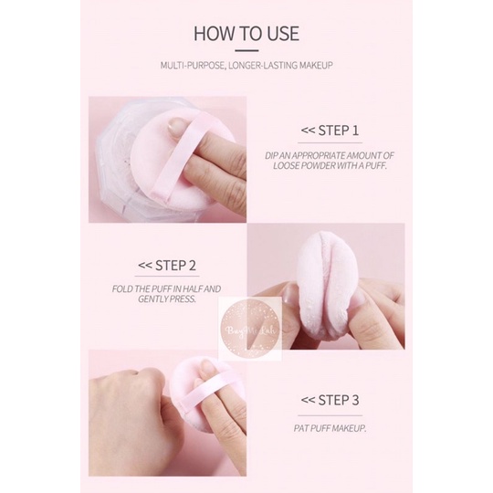 Maange 6pcs Puff Makeup Powder Sponge/spons powder