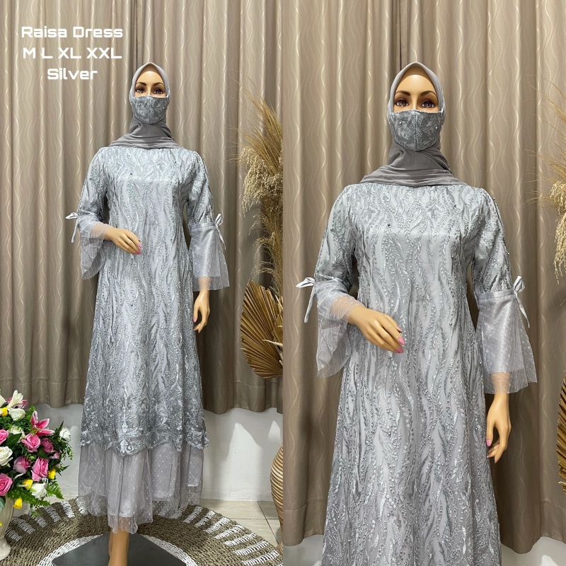 Raisa Dress NF / Gamis Kebaya Modern / Dress Kondangan / Kebaya Modern