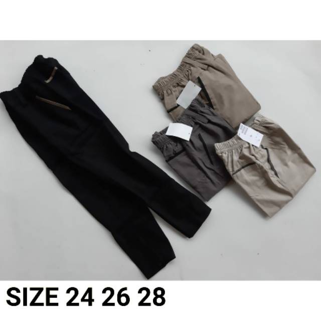 Celana Chino Anak Panjang size 24 26 28 Celana Panjang Anak Katun Twill Monalisa