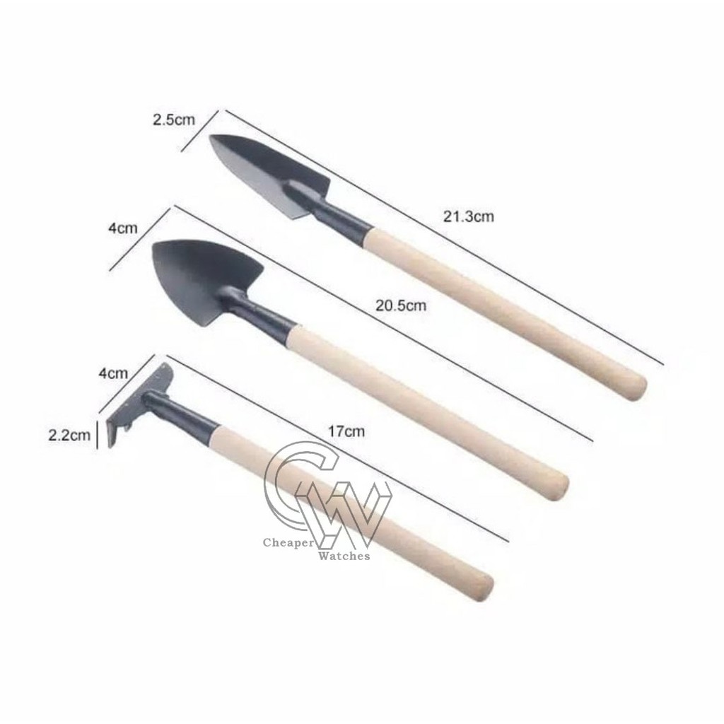 Cheaper-Sekop Garpu Cangkul Mini Set 3in1 Garden Tool Set Alat Scoop  Alat Berkebun Taman Tanaman