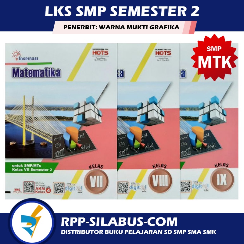 Buku LKS Matematika SMP MTs Semester 2 Genap Kelas 7 8 9 Terbaru-0