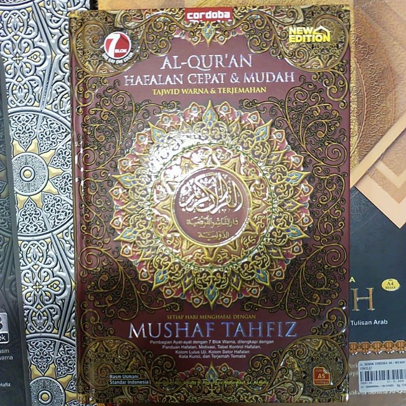Al-Qur'an Cordoba Hafalan 7 Blok Mushaf Tahfiz A5