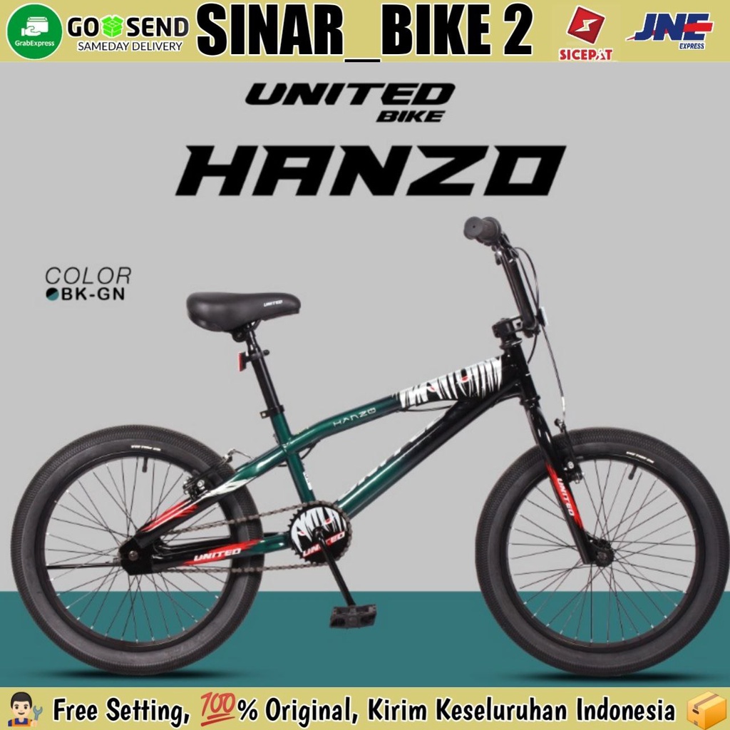 Sepeda Anak Laki 20 Inch Bmx United HANZO