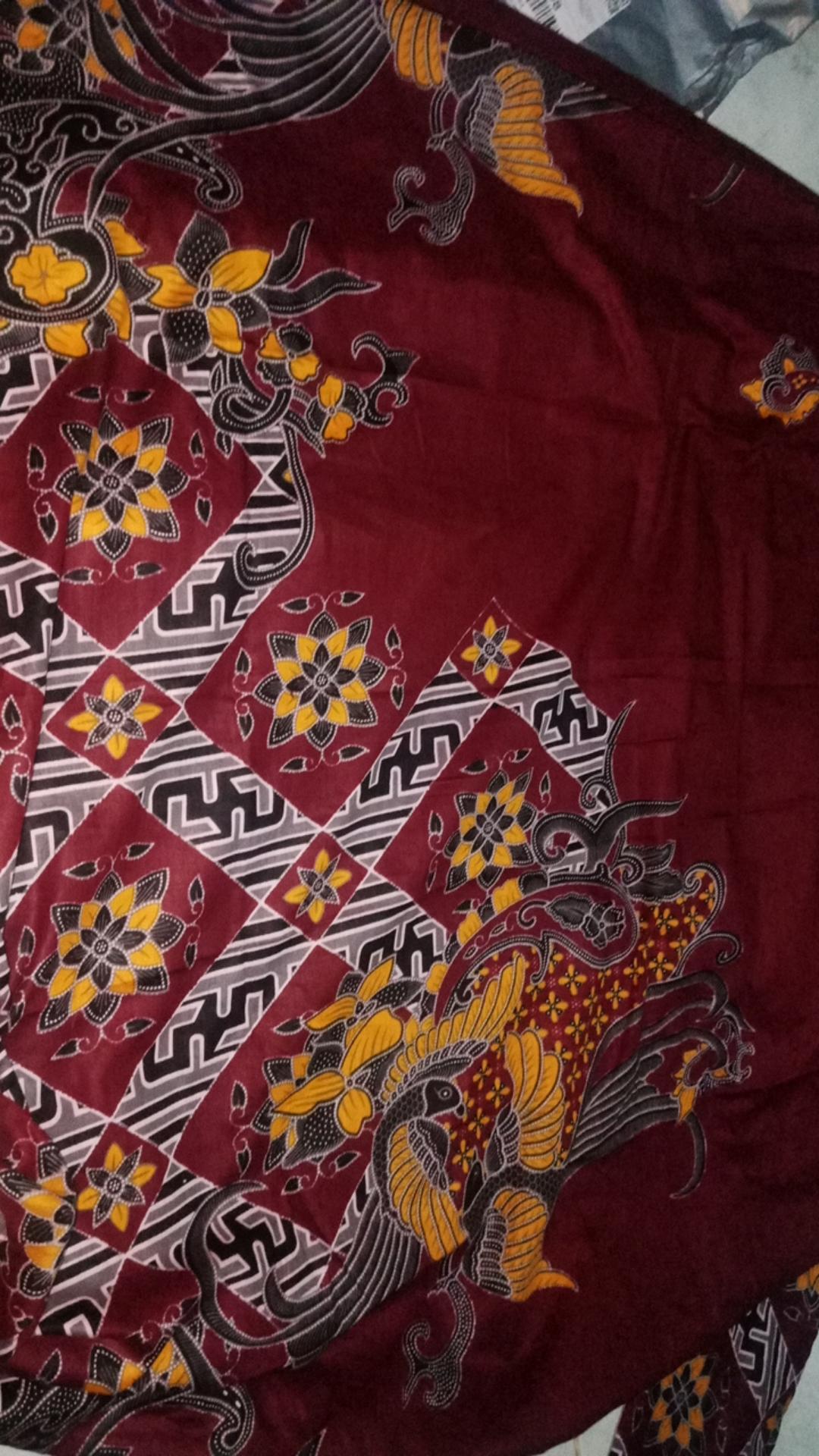 Gamis Batik Sriwedari Maxi Bumil/busui Katun Sogan Allsize & Jumbo